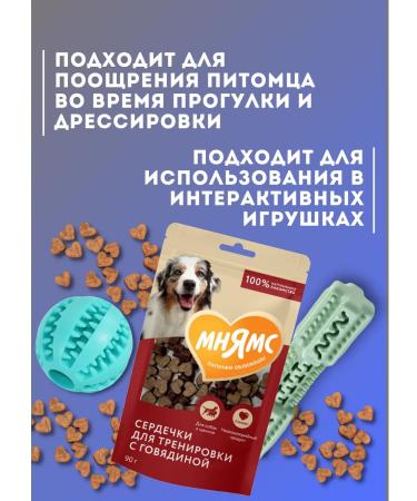 Mnyams Goodies for dogs of heart 2 pcs - Buy Online on GoSupps.com