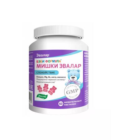Evalar Baby Formula Mishka Calm 60pcs