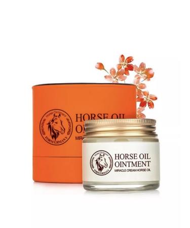 Cream for face care with horse oil rejuvenation - Buy Online on GoSupps.com