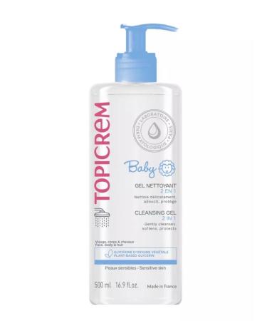 Topicrem Baby delicate cleansing gel 500 ml