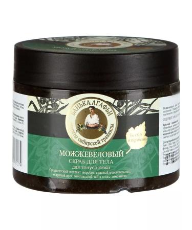 Agafya's Bathhouse Juniper's body scrub for skin tone 300 ml 1 pcs