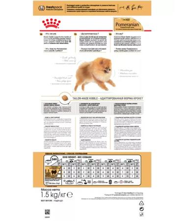 ROYAL CANIN Dry pomeranian food for dogs Pomeranian spitz 0.5 kg - Buy Online on GoSupps.com