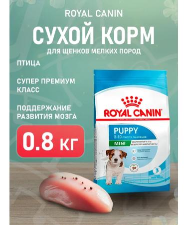 ROYAL CANIN Dry Mini Puppy food for small puppies 0.8 kg