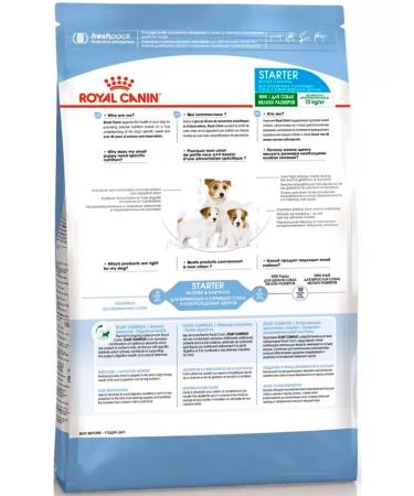 ROYAL CANIN Dry Mini Starter Feed Small Puppies Mini Starter 1 kg - Buy Online on GoSupps.com