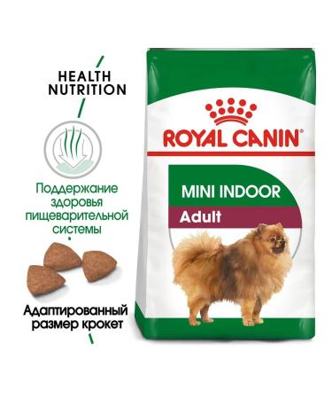 ROYAL CANIN Mini Indoor Life Adult food for small dogs Indodor 0.5 kg - Buy Online on GoSupps.com