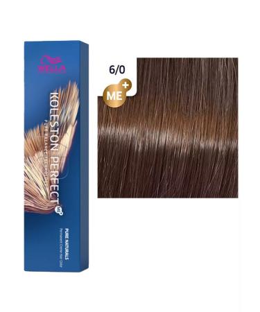 WELLA PROFESSIONALS Koleston Perfect Me+ 6 0 Dark Blond natural 60 ml - Buy Online on GoSupps.com