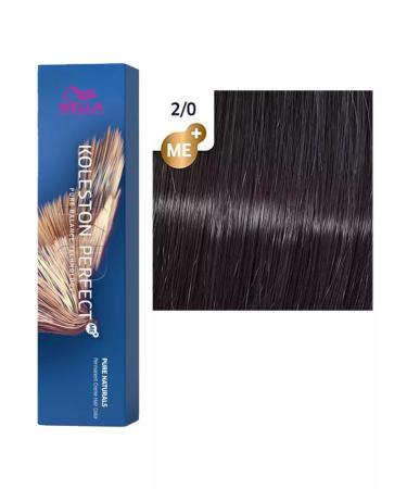 WELLA PROFESSIONALS Koleston Perfect Me+ 2 0 Black Natural 60 ml - Buy Online on GoSupps.com