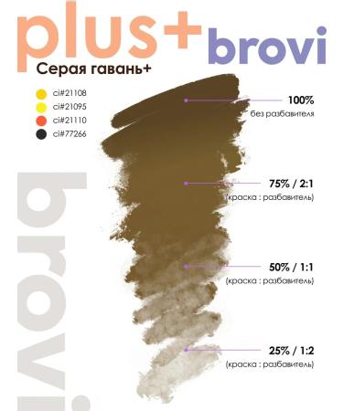 Eyebrows Permanent Makeup Pigment for eyebrows permanent Brovi Gray Harbor+ 10 ml - Buy Online on GoSupps.com