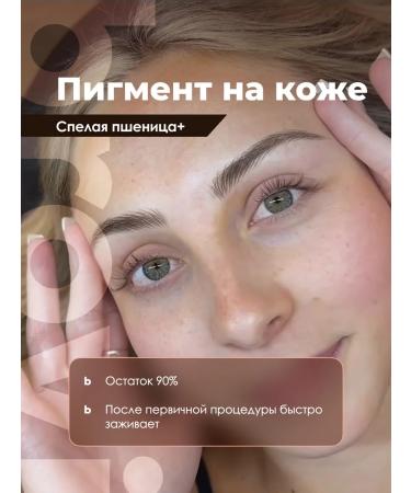 Eyebrows Permanent Makeup Pigment for Brovi eyebrows ripe wheat+ 10 ml - Buy Online on GoSupps.com