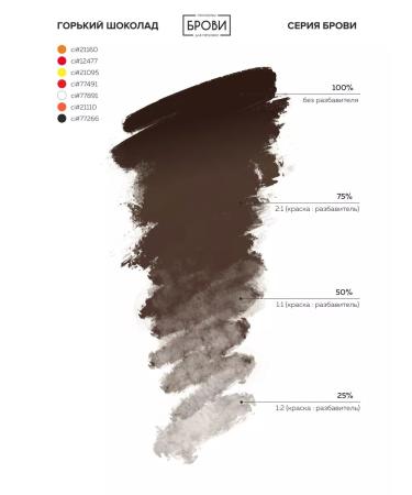 Eyebrows Permanent Makeup Pigment for Brovi Brovi Permanent Gorky Chocolate 15 ml - Buy Online on GoSupps.com