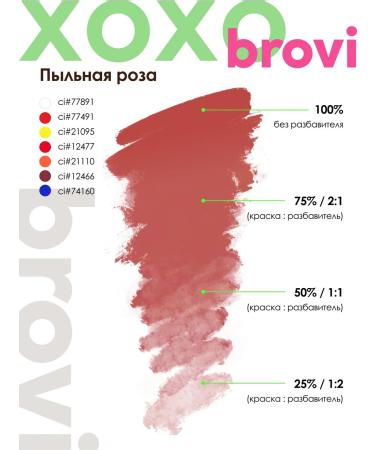 Eyebrows Permanent Makeup Pigment for the lip permanent Brovi dusty rose 5 ml - Buy Online on GoSupps.com