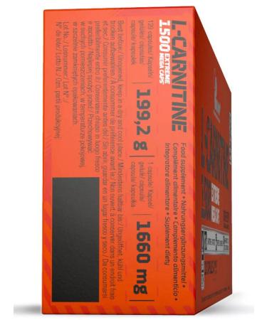 Olimp Sport Nutrition L-carnitine L-Carnitine 1500 Extreme Mega Caps 120 caps - Buy Online on GoSupps.com