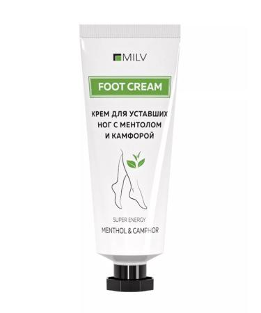 MILV Cream for tired legs with menthol and camphor. 70 ml