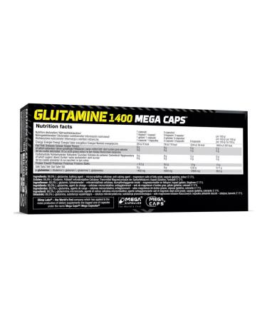 Olimp Sport Nutrition L-glutamine Olimp L-Glutamine Mega Caps 120 capsules - Buy Online on GoSupps.com