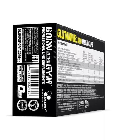 Olimp Sport Nutrition L-glutamine Olimp L-Glutamine Mega Caps 120 capsules - Buy Online on GoSupps.com