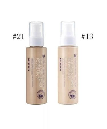 Moisturizing tonal cream Mizon Collagen Power Foundation - Buy Online on GoSupps.com