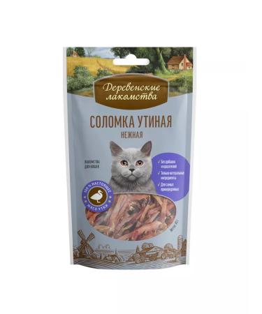 Country delicacies delicacies 1pc x 45 g of straw duck for cats