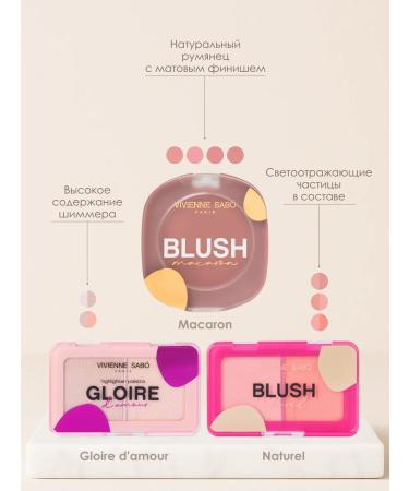 VIVIENNE SABO Dry blossom for face makeup Naturel 02 matte palette - Buy Online on GoSupps.com