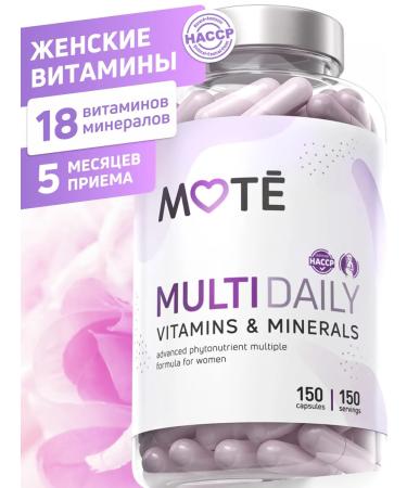 Mote Multivitamins for women Multi Daily 150 capsules
