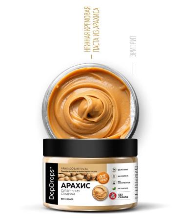 DopDrops Arachical pasta cream sweet without sugar 250 g - Buy Online on GoSupps.com