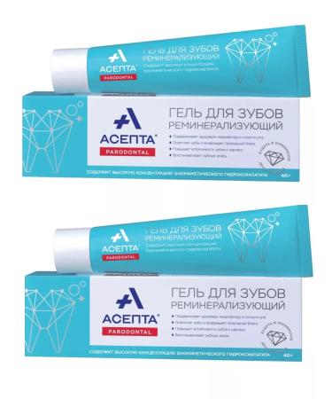 ASEPTA Remineralizing dental gel 40g.*2pcs - Buy Online on GoSupps.com