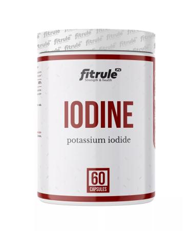 Fitrule Nutrition Fitrule iDine Potassium iodine Vitamins 60 capsules - Buy Online on GoSupps.com