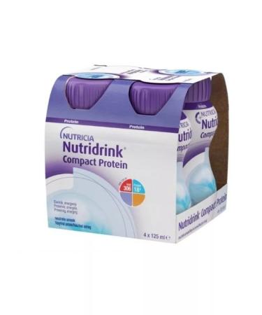 Nutridrink compact protein neutral taste 125ml 4pcs - 3UP - Buy Online on GoSupps.com