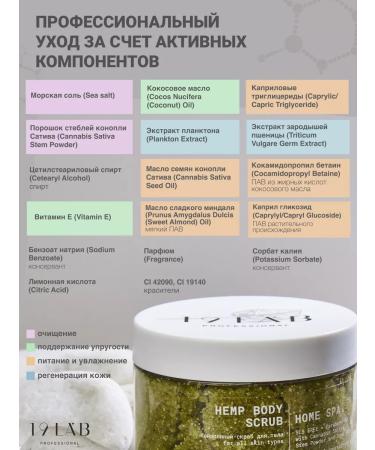 19Lab Body scrub with salt oils - Buy Online on GoSupps.com