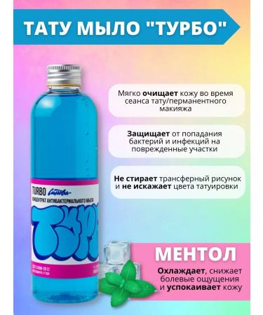 Blue Antibacterial soap concentrate for tattoos and turbo tattoo - Buy Online on GoSupps.com