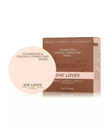 She Loves Palette Tonal base and corrector No. 2 - Buy Online on GoSupps.com