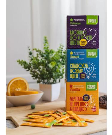 Prebiosvit Sugar -substituter Smart (Prebiosweet Smart) in sticks 100 pcs - Buy Online on GoSupps.com