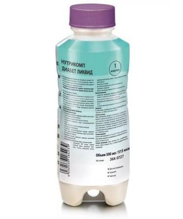B Braun Nutrimop diabetes liquid 500 ml neutral taste - 3 pcs - Buy Online on GoSupps.com