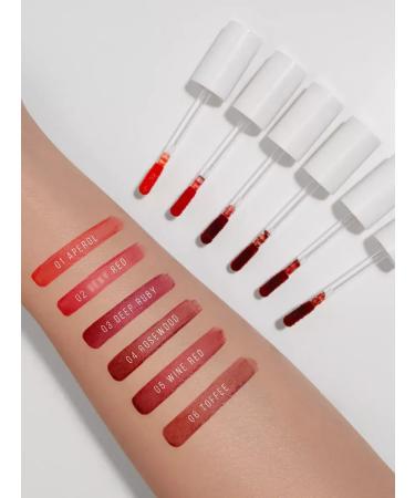 LUXVISAGE Tint for lips luxury stable matte gel tone 01 aperol - Buy Online on GoSupps.com