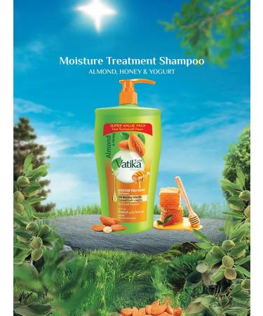 Dabur Hair shampoo moisturizing almonds and honey 600 ml - Buy Online on GoSupps.com