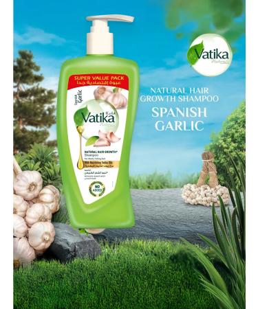 Dabur Shampoo for hair growth with garlic extract 600 ml - Buy Online on GoSupps.com