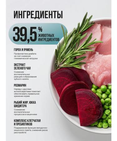 BOWL WOW Dog food dry for small breeds 800 g - Buy Online on GoSupps.com