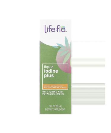 Life-flo Liquid iodine plus 59 ml orange taste - Buy Online on GoSupps.com