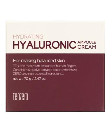 Tenzero Korea face cream ampoule cream with hyalur - Buy Online on GoSupps.com