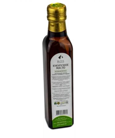 ROS Unrefined corn oil glass 250 ml - Buy Online on GoSupps.com