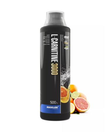 maxler Carnitin liquid L-Carnitine 3000mg 500ml Citrus
