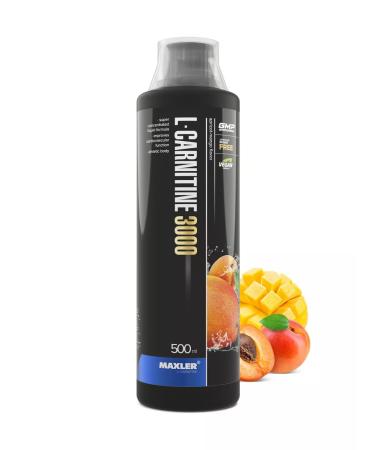 maxler Carnitin liquid L-Carnitine 3000mg 500ml apricot mango