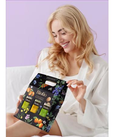 Biolio A set of oils sesame sunflower 3 x 250ml - Buy Online on GoSupps.com