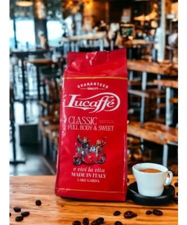 Lucaffe coffee in grains 1 kg Classic - Buy Online on GoSupps.com