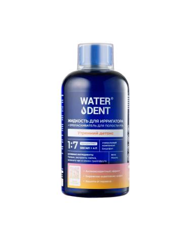 Waterdent Irrigator liquid morning detox 500 ml - Buy Online on GoSupps.com