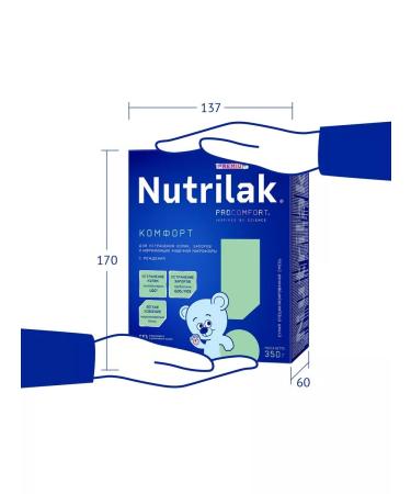 Nutrilak Premium Nutrilak Comfort mixture 350g for colic and constipation 0+ - Buy Online on GoSupps.com