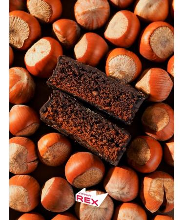 ProteinRex Protein cookies of brownie without sugar forest nut 12 pieces - Buy Online on GoSupps.com
