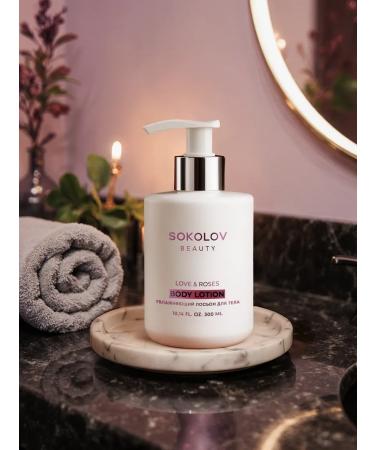 SOKOLOV Moisturizing body Love & Roses 300 ml - Buy Online on GoSupps.com