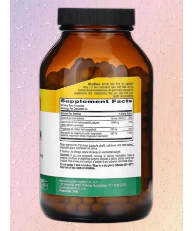 Country Life Calcium magnesium d3 240 capsules - Buy Online on GoSupps.com