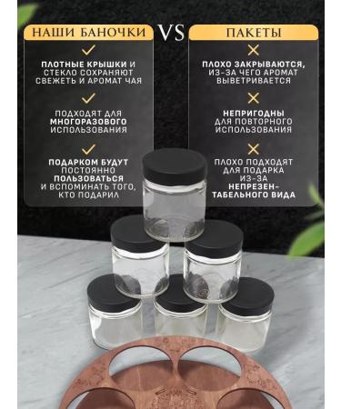 amoTEA Gift set of tea in jars 6 pcs - Buy Online on GoSupps.com