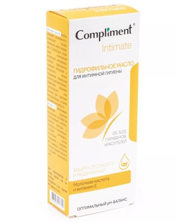 Compliment Hydrophilic oil for intimate hygiene 200ml - Buy Online on GoSupps.com